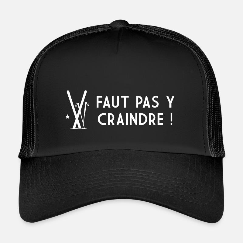 Don't worry about it - Skiing - Trucker Cap - black/black
