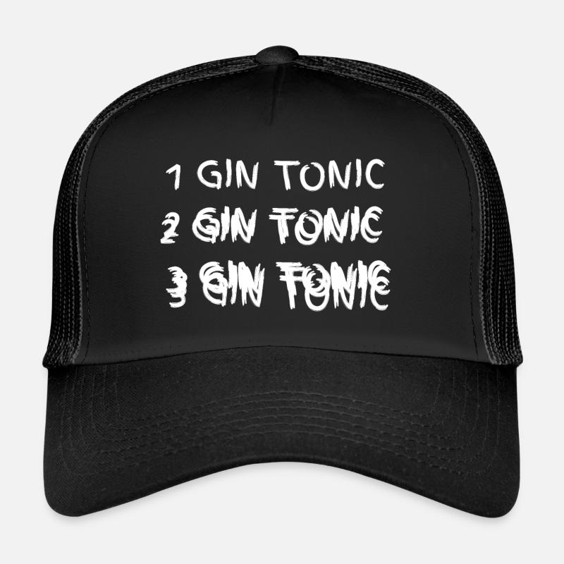 1 2 3 Écriture ivre Casquette trucker 