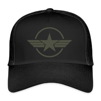 Army / Military - Trucker Cap - black/black - Front