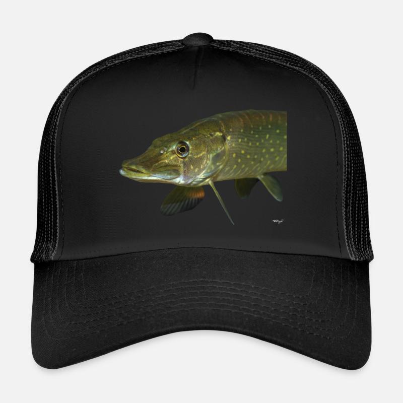 Brochet - Casquette trucker  - noir/noir