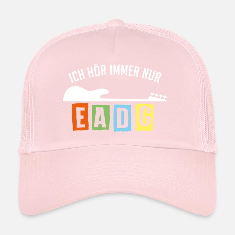 Notes de basse EADG pour les amateurs de basse Casquette trucker 