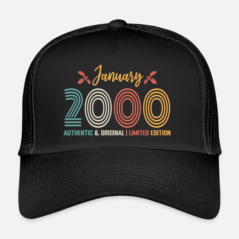 January 2000 Anniversary January 2000 Retro Trucker Cap