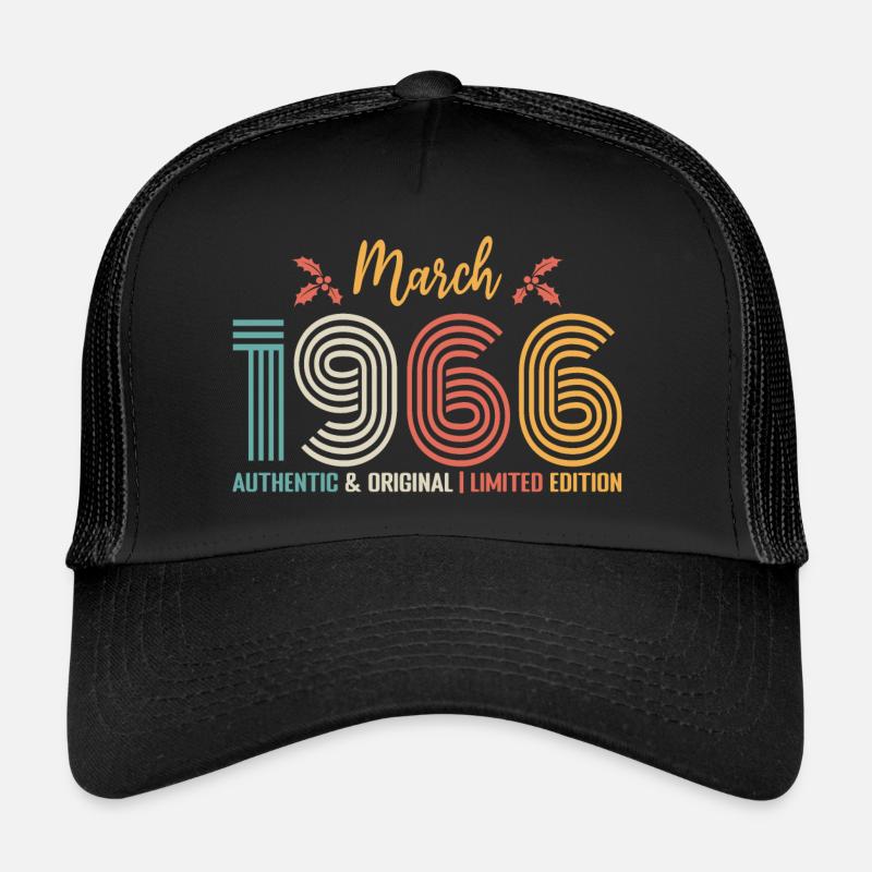 Mars 1966 anniversaire Mars 1966 rétro Casquette trucker 