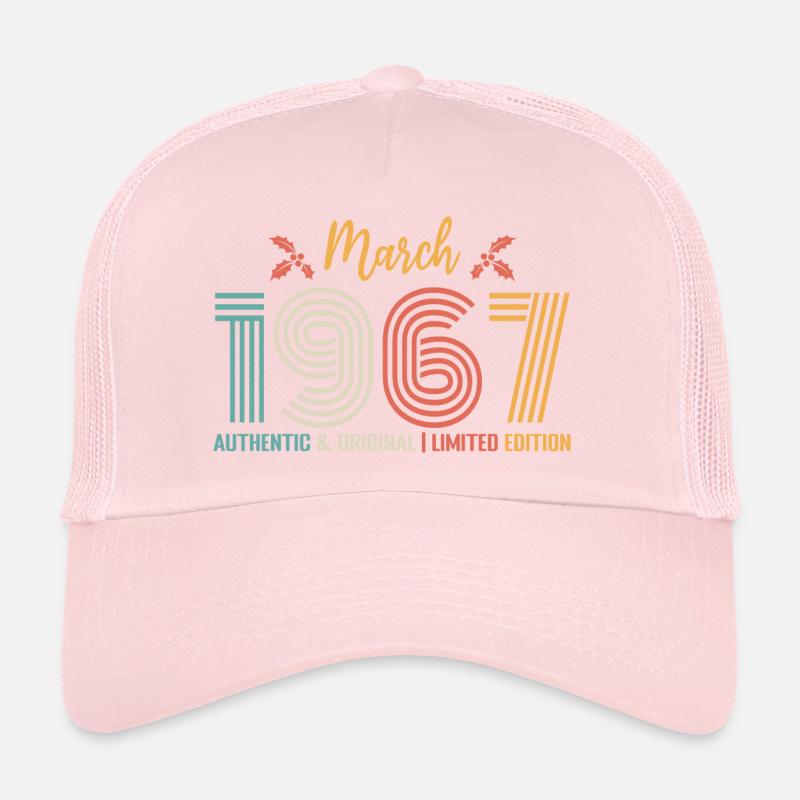 March 1967 Anniversary March 1967 Retro Trucker Cap