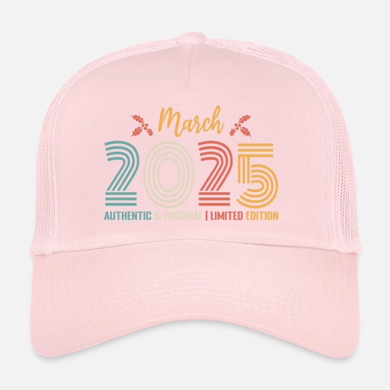 March 2025 Anniversary March 2025 Retro Trucker Cap