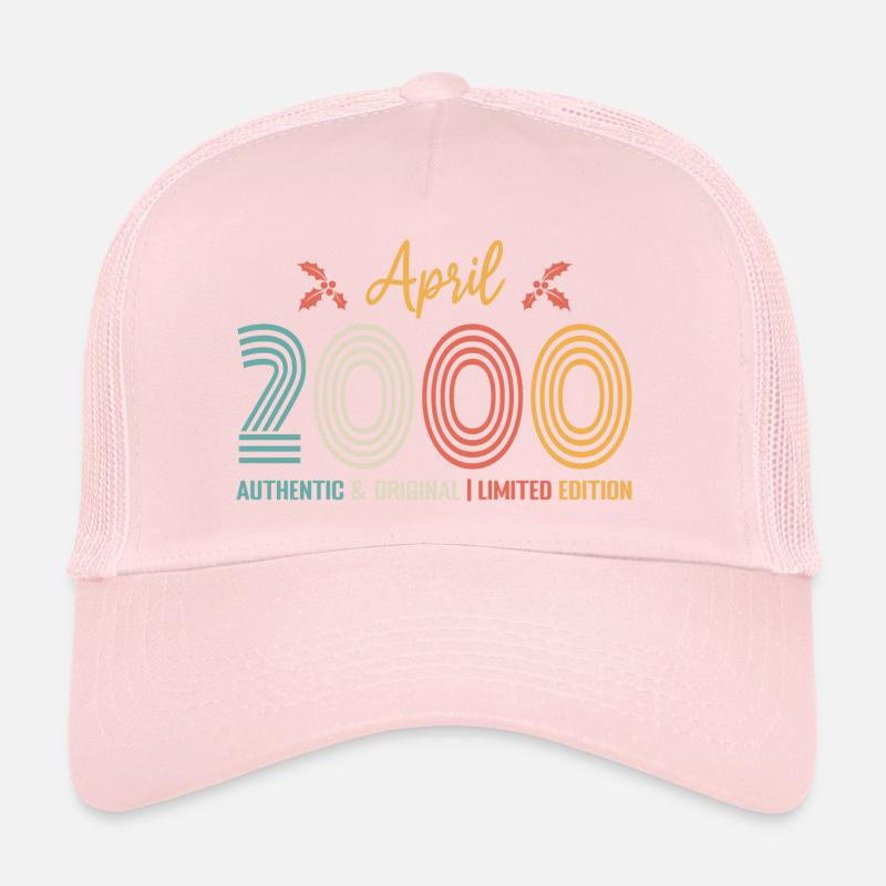 Avril 2000 anniversaire Avril 2000 rétro Casquette trucker 