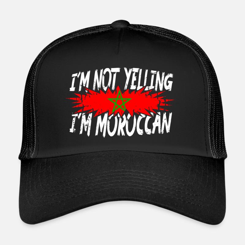 I ́m not yelling I ́m Moroccan Trucker Cap
