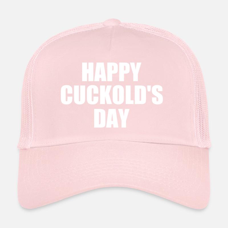 happy cuckold's day - cuckold Trucker Cap
