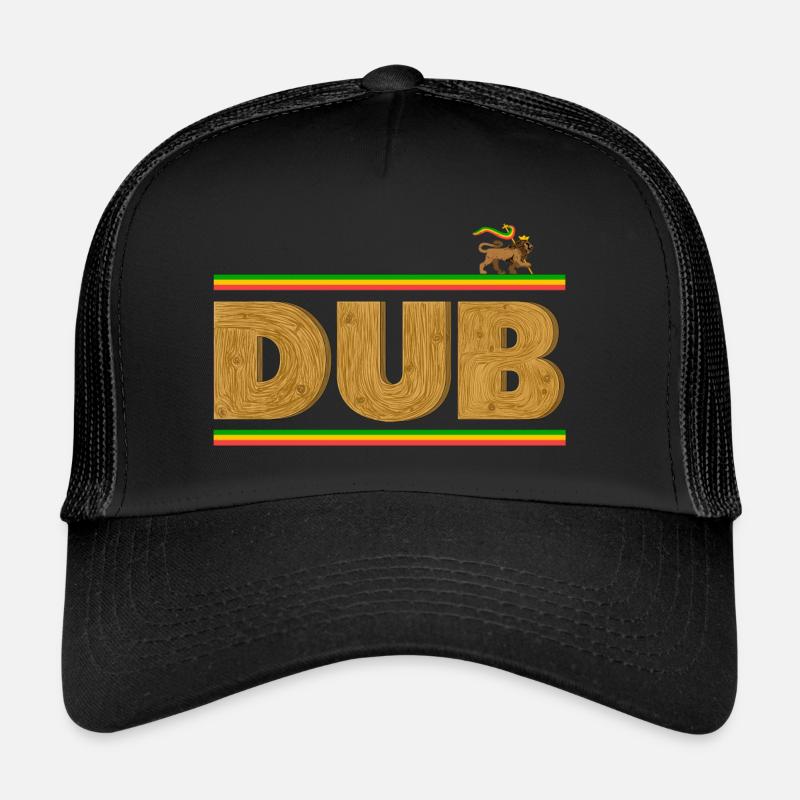 Dub on wood - Trucker Cap - black/black