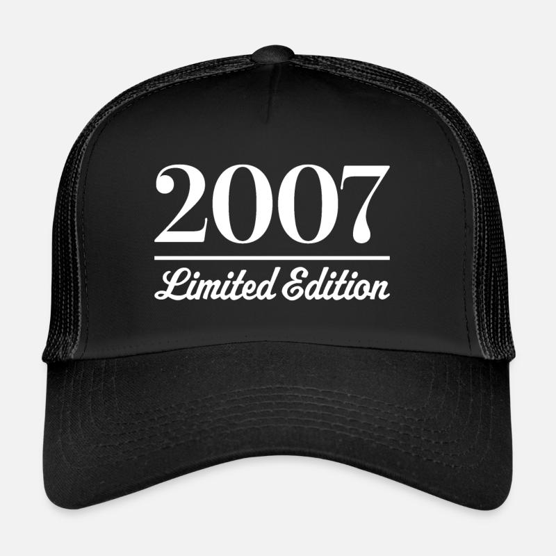 2007 Limited Edition - Trucker Cap - Schwarz/Schwarz