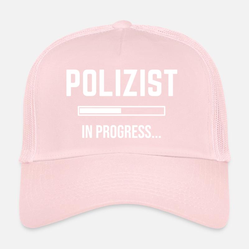 Policeman In Progress Trucker Cap