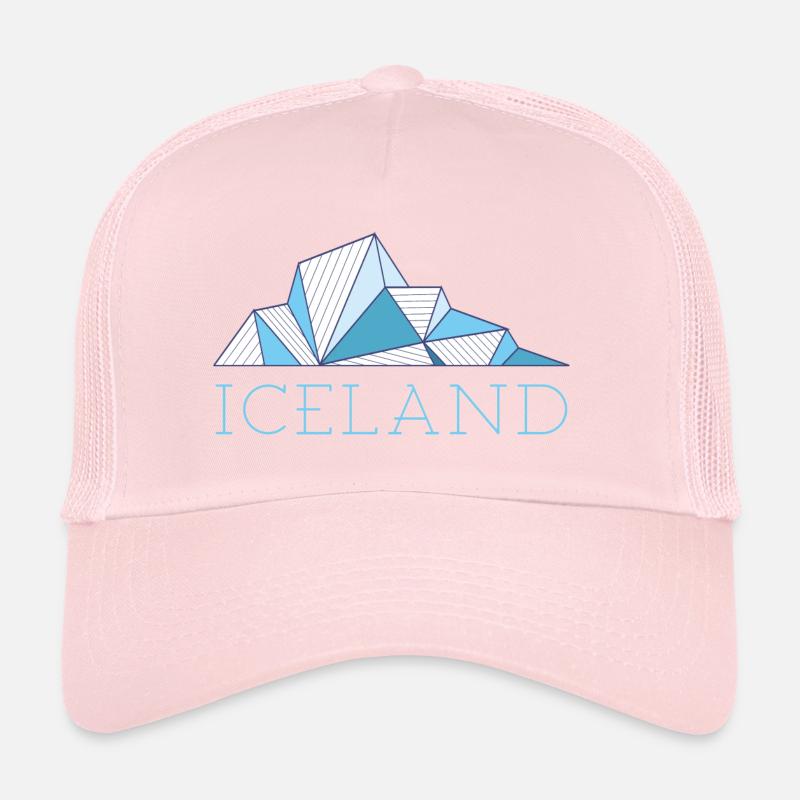 Island Eisberg Eisscholle Iceland Gletscher Trucker Cap