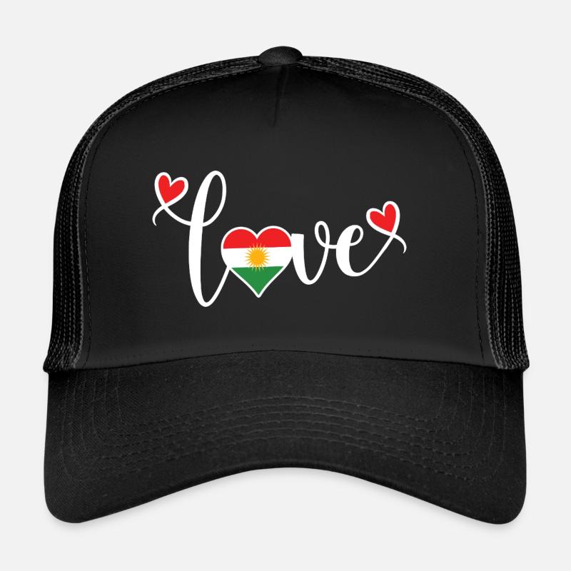 Drapeau du Kurdistan,Kurdistan,Syrie,Irak,Iran,Drapeau Casquette trucker 