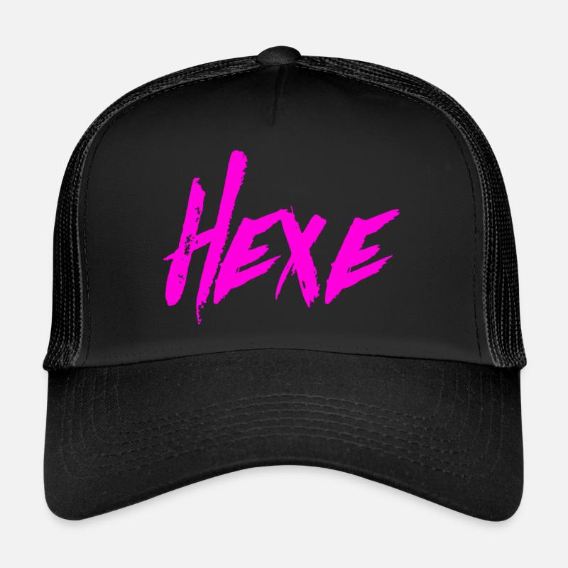 WITCH - Trucker Cap - black/black