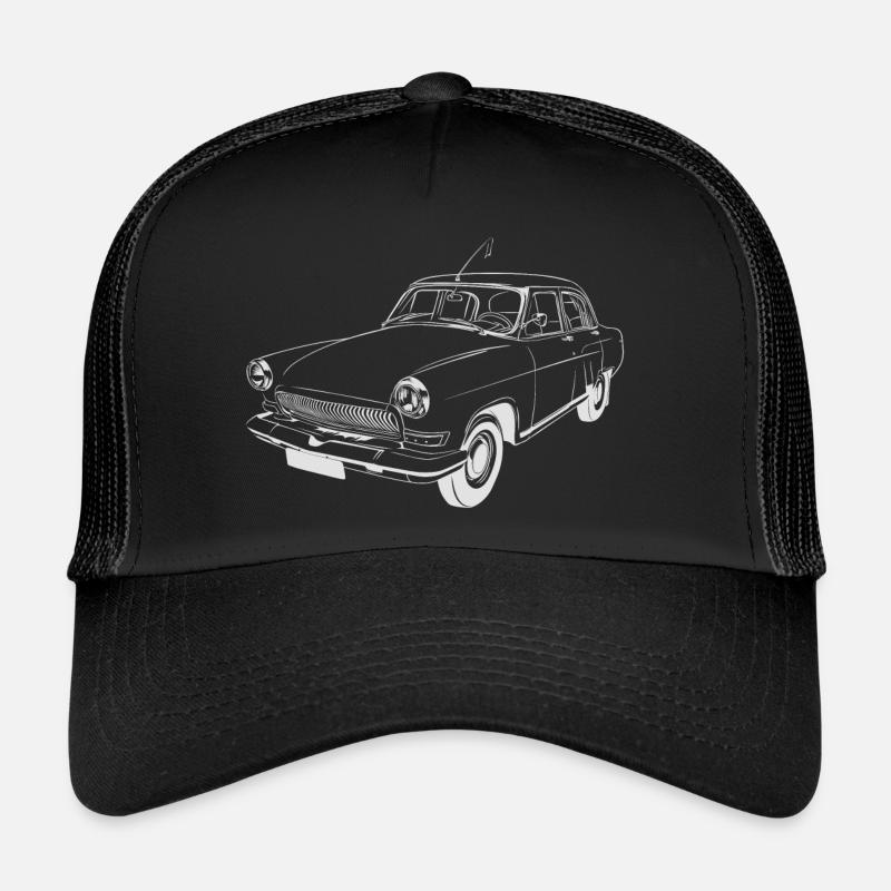 Wolga M 21 - Trucker Cap - Schwarz/Schwarz