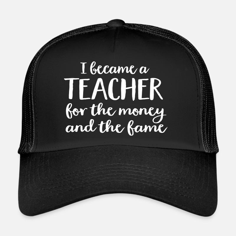 Lehrer - Trucker Cap - Schwarz/Schwarz