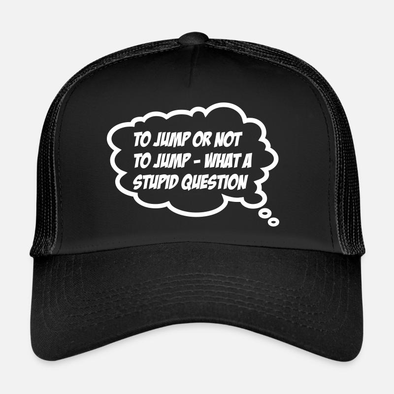 jump - Trucker Cap - black/black