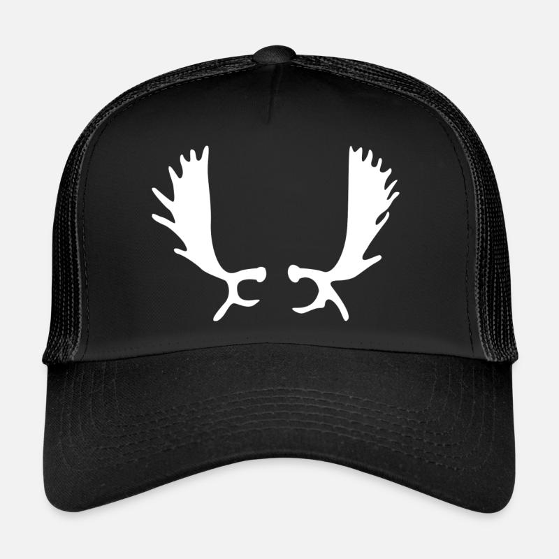 Geweih Hörner Elch Hirsch Jagd Trophäe Souvenir Trucker Cap