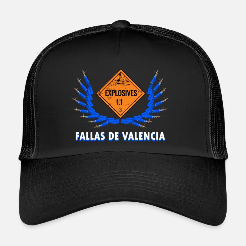Fallas De Valencia Feuerwerk Pyro Trucker Cap