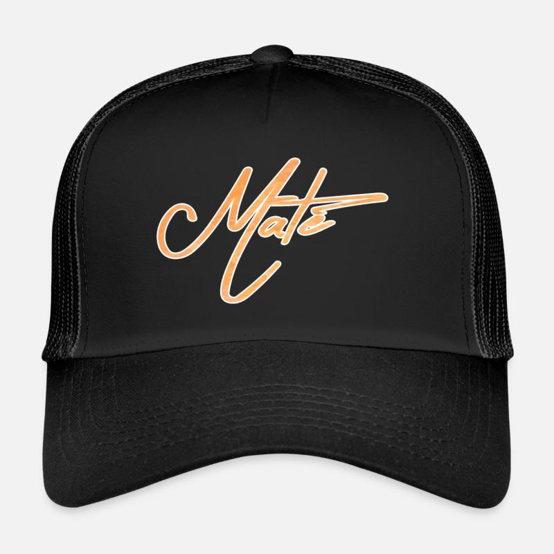 Mate - Trucker Cap - Schwarz/Schwarz