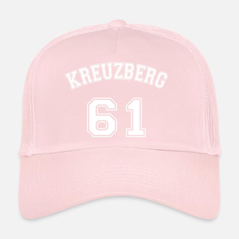 Kreuzberg 61 Berliner Bezirk Nostalgie Design Trucker Cap