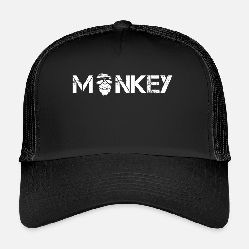 Affe mit Brille Trucker Cap