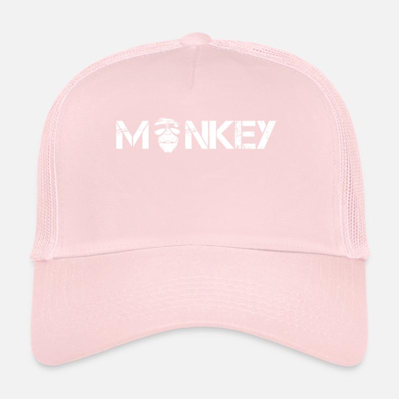 Singe avec des lunettes Casquette trucker 