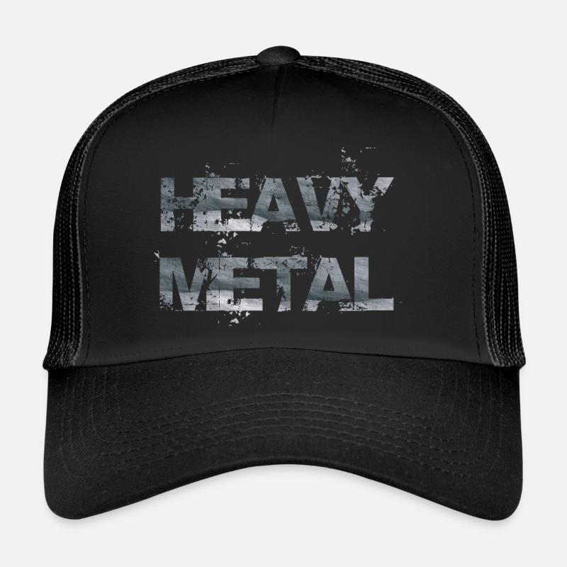 HEAVY METAL - Trucker Cap - black/black