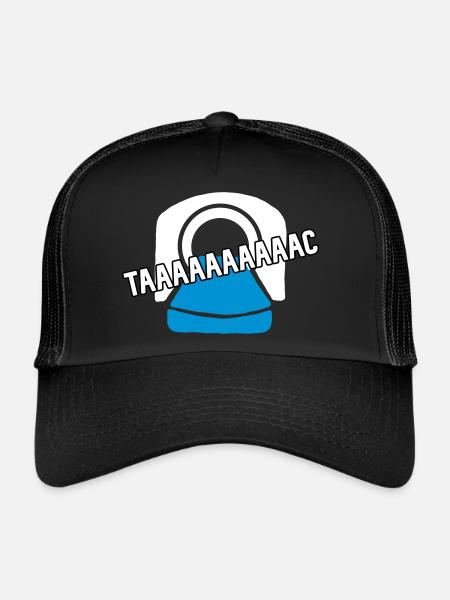 CT taaaaac - Trucker Cap - black/black - Front