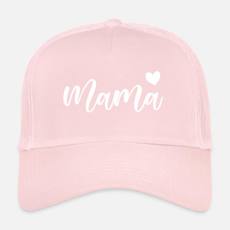 Mama Kalligrafie mit Herz Mutter Trucker Cap