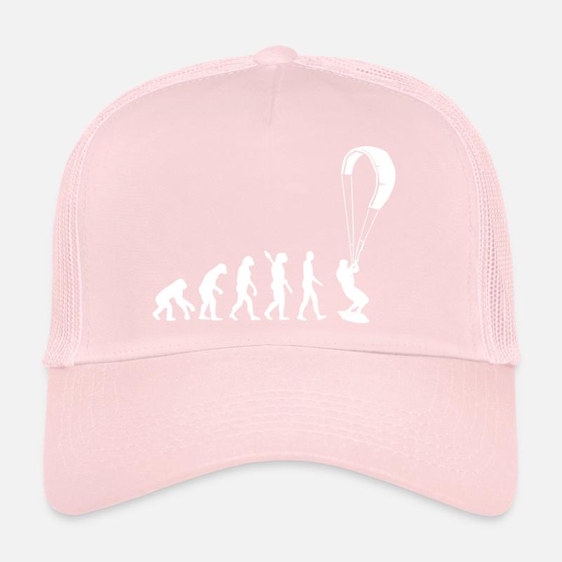 Kitesurfing - Evolution of Man, Darwin Trucker Cap