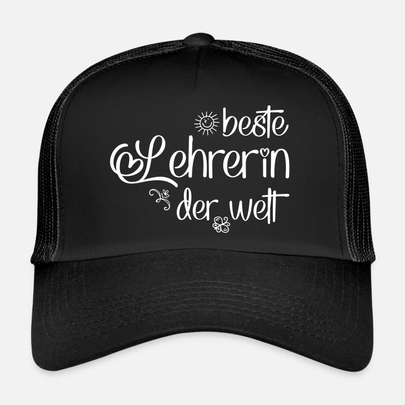 Lehrerin - Trucker Cap - Schwarz/Schwarz