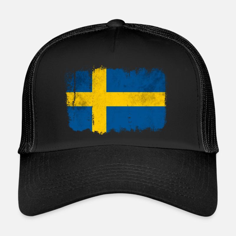 Schwedische Flagge Trucker Cap