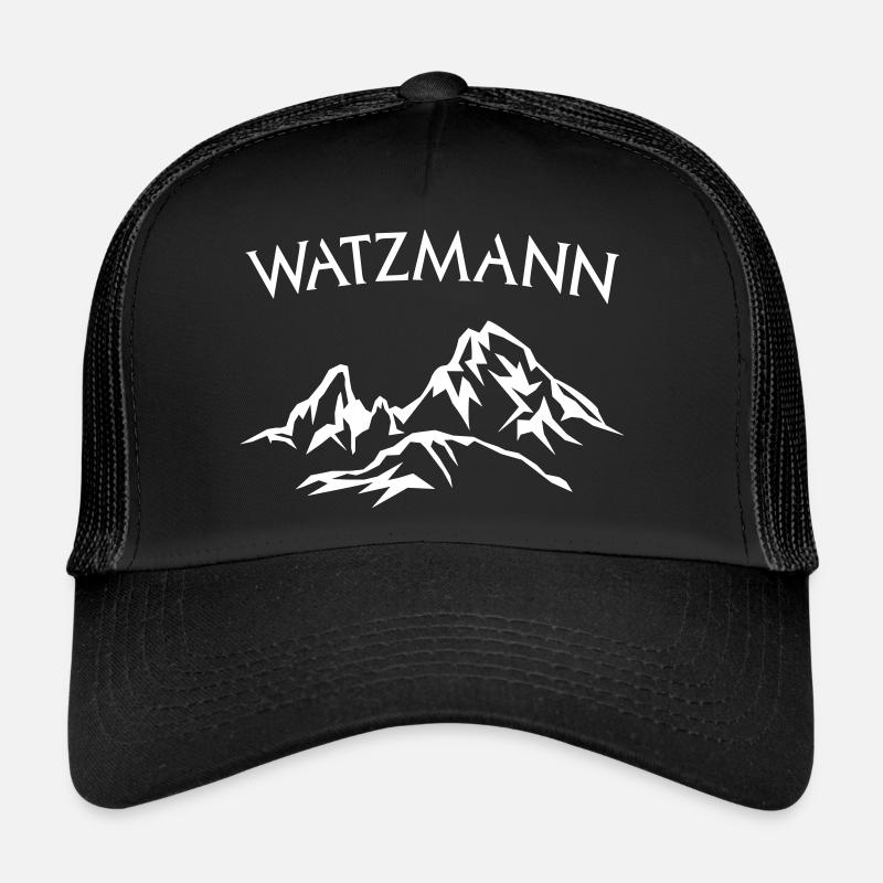 Lettrage Berg Watzmann - couleur sélectionnable Casquette trucker 