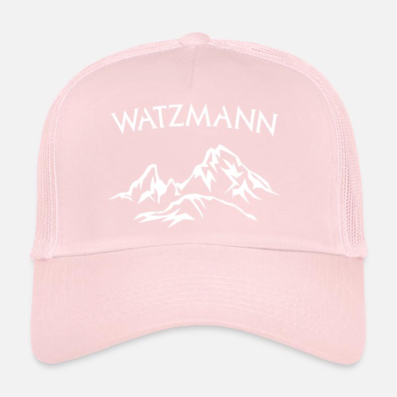 Lettrage Berg Watzmann - couleur sélectionnable Casquette trucker 