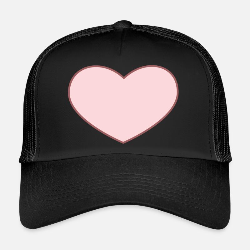 Herz Rosa Trucker Cap