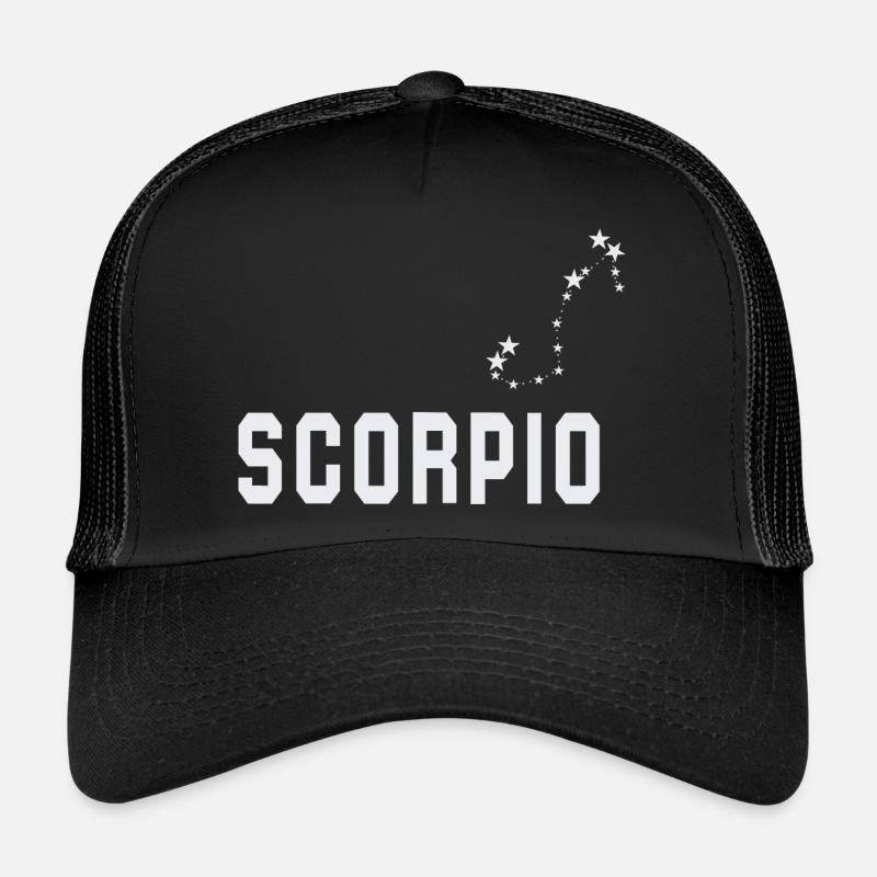 Signe du zodiaque Scorpion Casquette trucker 
