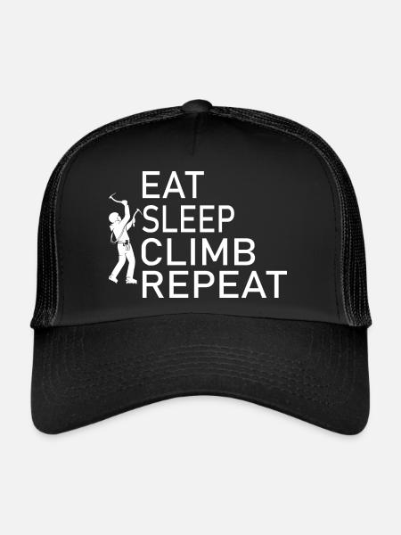Bouldering Climbing Climbing - Trucker Cap - black/black - Front