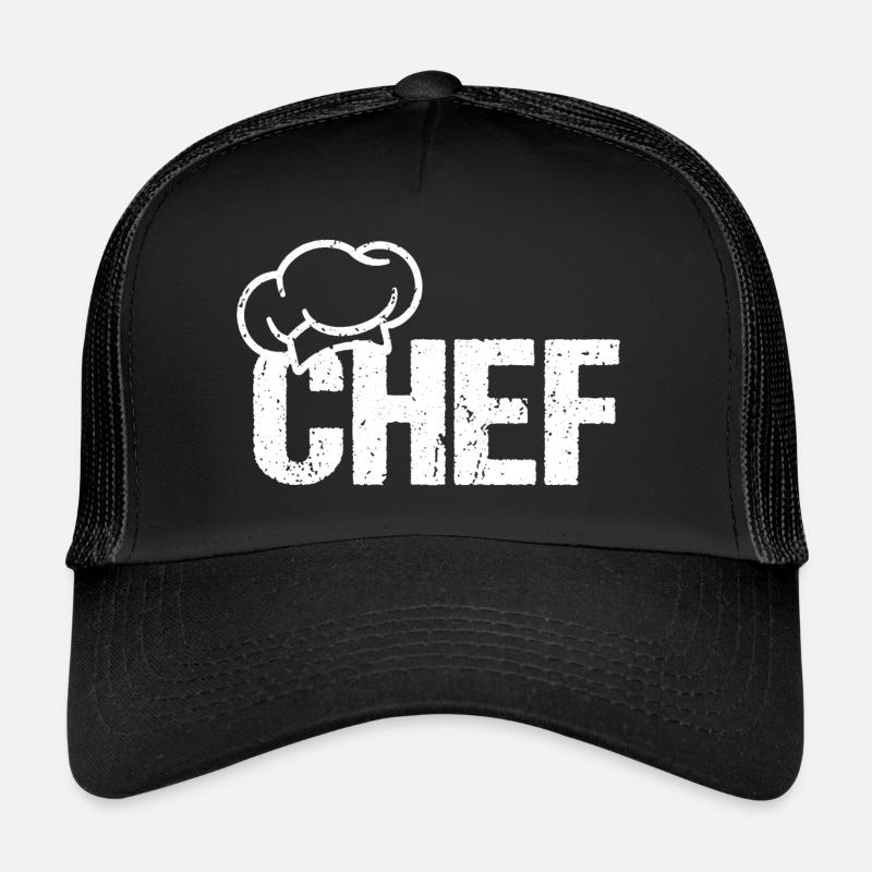 Chapeau de chef CHEF Casquette trucker 