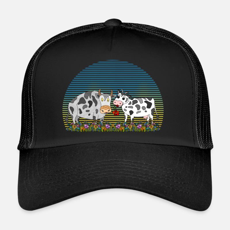 Vache et taureau Casquette trucker 