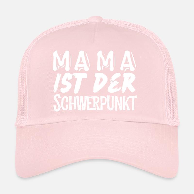 Mama ist der Schwerpunkt Trucker Cap