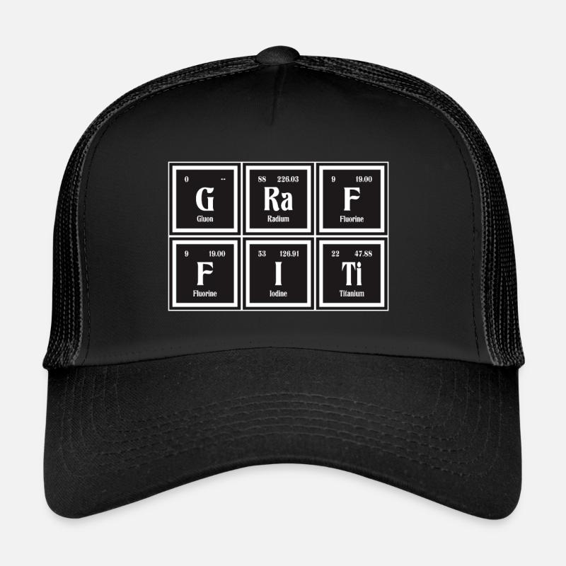 Graffiti | Tableau périodique des éléments Casquette trucker 