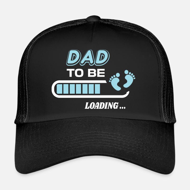 Dad to be. Wait birth gift - Trucker Cap - black/black