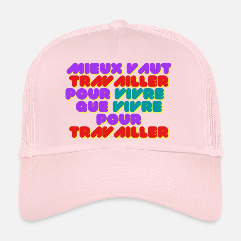 VIE ET TRAVAIL Casquette trucker 