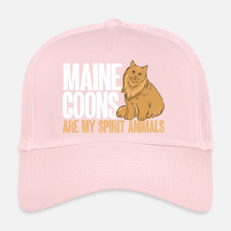 Maine Coon Chat Casquette trucker 