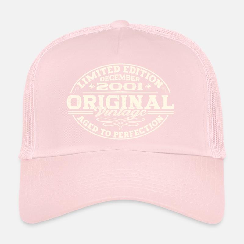 Original Décembre 2001 21e anniversaire Cadeau Casquette trucker 