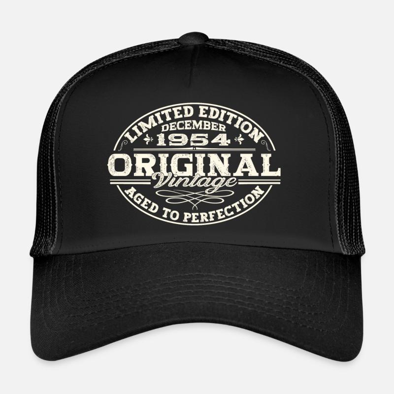 Original December 1954 68th birthday gift Trucker Cap