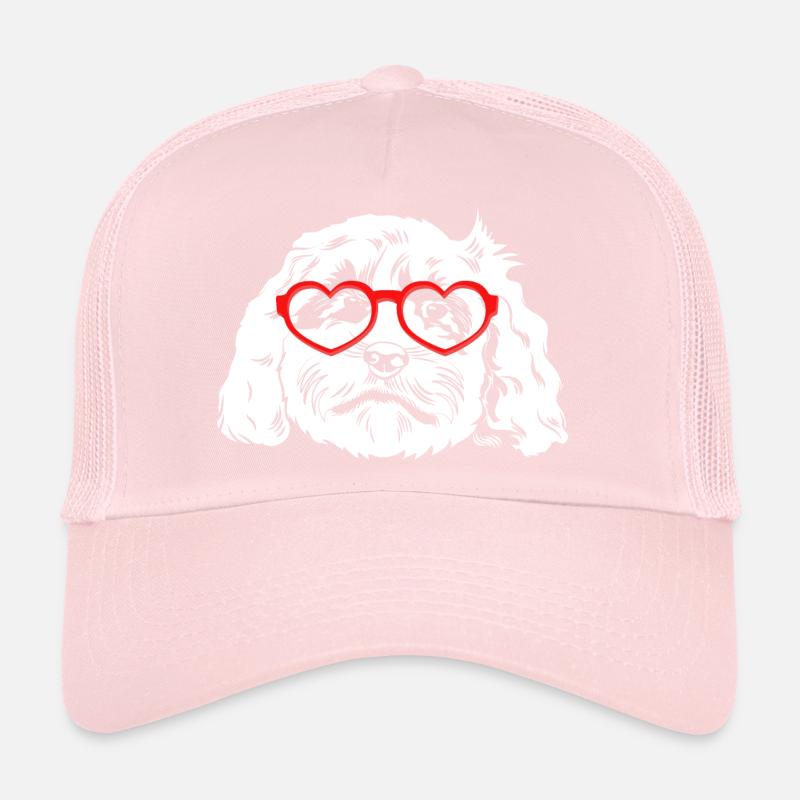 Cockapoo Chien Casquette trucker 