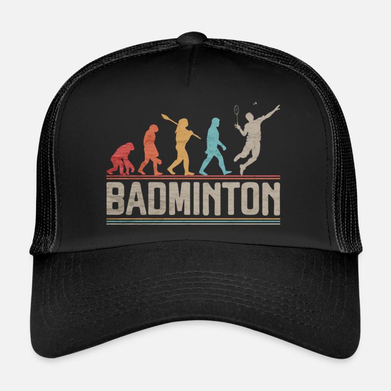 Évolution du badminton drôle de volants Birdie Casquette trucker 