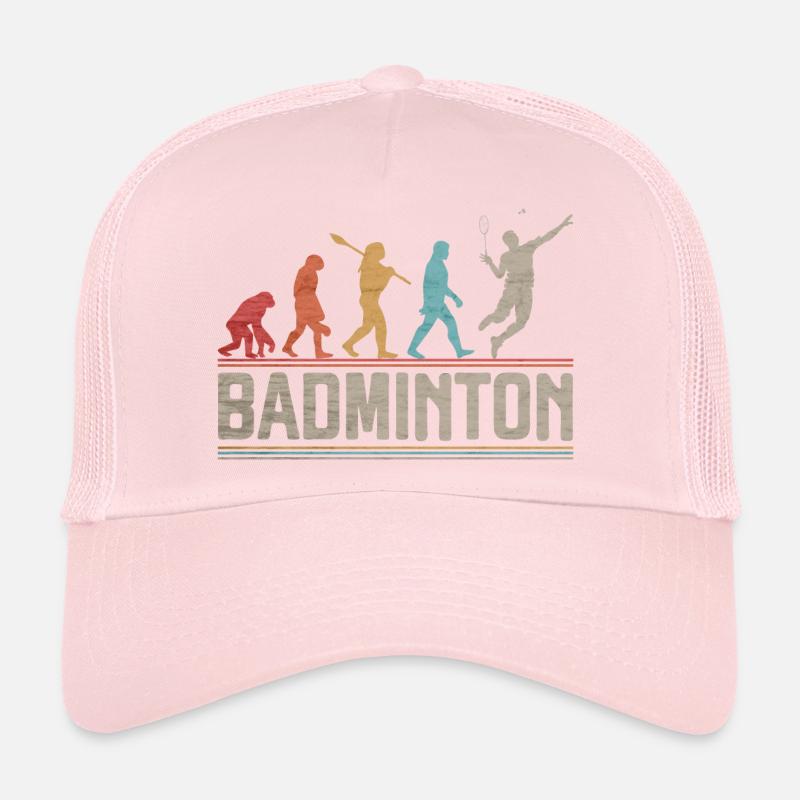 Évolution du badminton drôle de volants Birdie Casquette trucker 